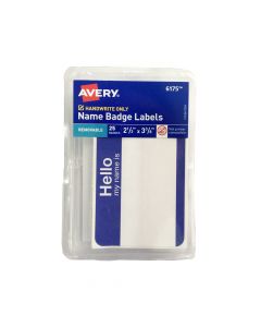 Avery Name Badge -Hello Blue 6175