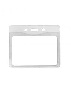 Advantus Horizontal Clear Badge Holder 3.5 x 2.5 inches w/out Clip 75411