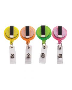 Advantus Clip-on Retractable ID  Neon Badge Reel 91161