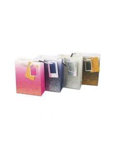 Sparkle Ombre Gift Bag  Small(4 1/4in w x 51/4in h)  23954