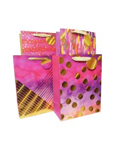 ALEF Gift Bag Cool Tone Pinks Large  50622