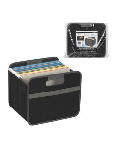 Merangue Single Compartment Foldable Bin  Black 1025-3181-20