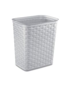 Sterilite Rectangular Bin Weave Pattern Grey 13Litre 1034LAB6A