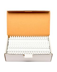 HOP Binding Comb  White 12mm (1/2 in) Letter Size   06901    per comb