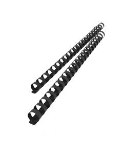 Q-Connect Binding Comb Black  8mm (5/16 in) A4  KF24018