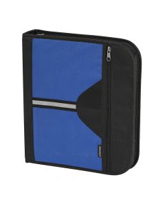 Merangue 3Ring Zipper Binder 1 1 /2inch  Assorted 1010-7484