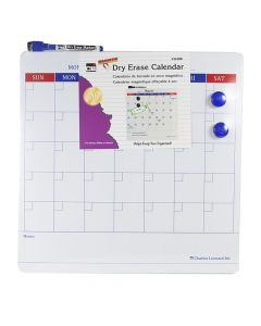 CLi Dry Erase Magnetic Calendar Board Set  Marker w/Eraser & Magnets   35300-ST