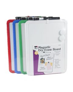 CLi Magnetic Dry Erase Board Set  8.5 x 11 in Marker w/Eraser & Magnets  35200