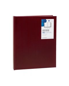 Merangue Hard Cover Composition Book 9 x 7.5 Burgundy W9-31-BY