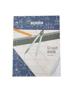 Trinpad Graph Book 40 Sheets  00632