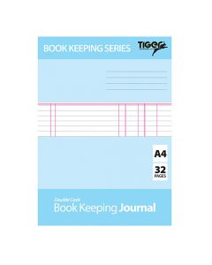 Tiger Soft Cover Bookkeeping Journal   A4  302301