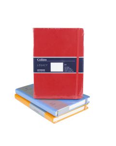 Collins Legacy Notebook A5 Assorted Colours Ruled ea