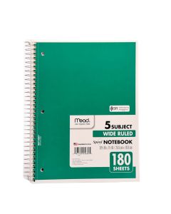 Mead Notebook    5-Subject       05680