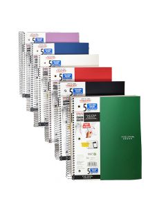 Mead 5Star 5Subject Notebook 200sht College Ruled 06208