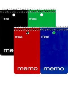 Mead Notebook Spiral Top  3 x 5  60sheets     45354  ea