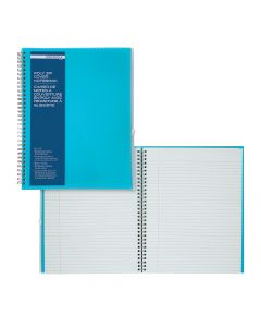 Merangue 8 x 10 Spiral Poly Zip Cover Note book 1028-0100-00