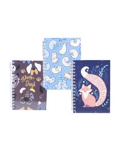 Merangue  A5 Spiral Book Note Designs  1028-1150-00 ea