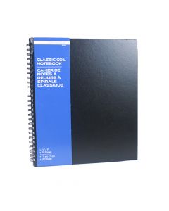 Merangue Spiral Note Book 9 x 7.25 inches Black 1028-9910-20