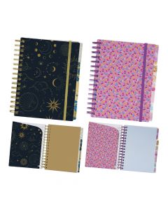 Merangue A5 Spiral Book Note with dividers   4504-4000-00