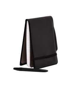 Police Note Book with pen  Black      191P