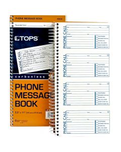 TopsTelephone Message Book  Duplicate  (400) 4003 ea
