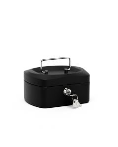 Q-Connect Cashbox 6 inch  Black    KF02601