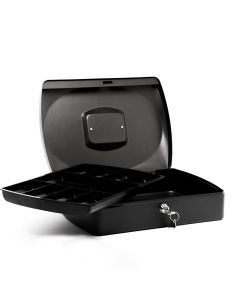 Q-Connect Cashbox  12 inch  Black    KF02604