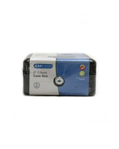 Rapesco Cashbox  6 inch  Black SB0006B1