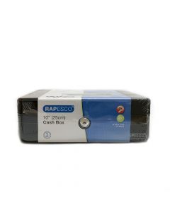 Rapesco Cashbox 10 inch (25cm) Black SB0010B1