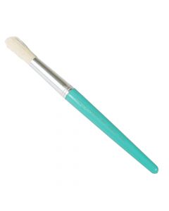 CLi Stubby Paint Brush Round Turquoise plastic handle 7.5 inches  73245