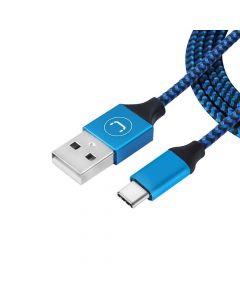 UNNO Charge and Sync Cable 2.0 Type C USB 5ft Braided Cable CB4061BL