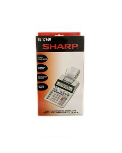 Sharp Calculator 12-Digit 2-Colour Printing  EL-1750V