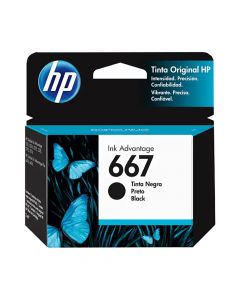 HP Inkjet Cartridge  #667 Black          3YM79AL