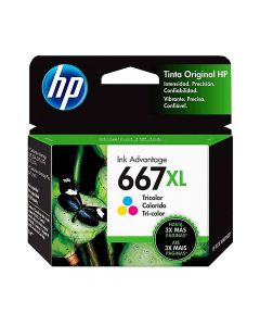 HP Inkjet Cartridge  #667XL Colour          3YM80AL