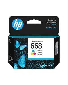 HP Inkjet Cartridge  #668C Colour    7FP36VL