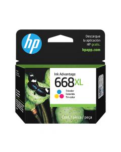 HP Inkjet Cartridge  #668CXl Tricolour         7FP37VL
