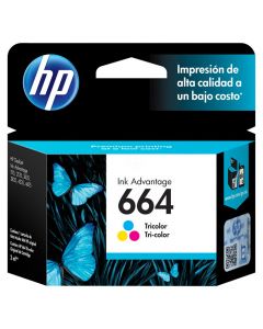 HP Inkjet Cartridge  #664 Tri-Colour         F6V28AL