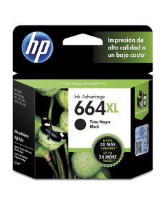HP Inkjet Cartridge  #664XL Black          F6V31AL