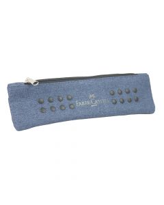 Faber Castell Pencil Case Blue w/tablet strap  573151