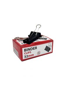 Faber Castell Binder Clips 32mm Black 100132 BCB-032