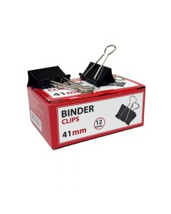 Faber Castell Binder Clips 41mm Black 100141 BCB-041