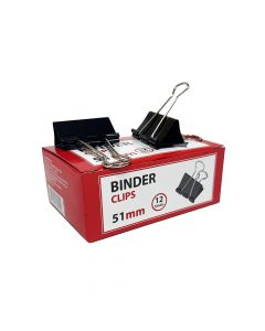 Faber Castell Binder Clips 51mm Black 100151 BCB-051