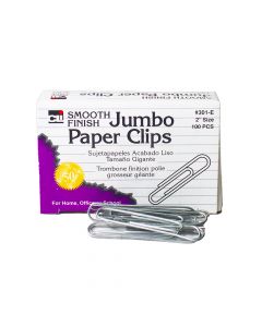 CLi Paper Clip Jumbo Smooth 2in Std 301-E ea-pk/100