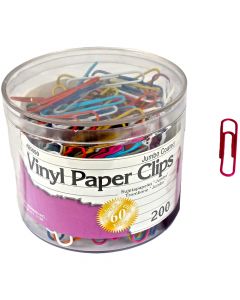 CLi Paper Clip Jumbo (Coloured)  1 14/16 in (48mm)      85050  ea-tub/200