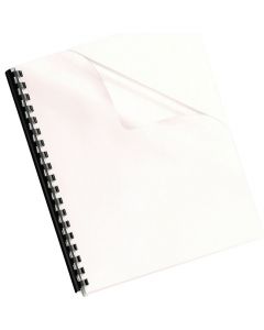 Fellowes Binding Cover  Crystal Clear Letter Size  52089