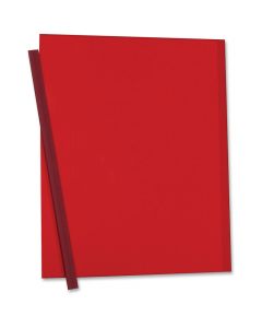 C-Line Report Cover  Letter Size Red with Binding Bar        32554