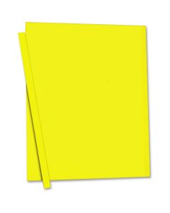 C-Line Report Cover  Letter Size Yellow with Binding Bar        32556