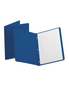 Esselte Report Cover Letter Size Dark Blue Panel & Border 52538EE ea