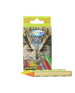 Centum Jumbo Triangle Wax Crayons Set of 12    87511