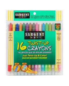 Sargent Art Wax Crayons Twist-Up (16ct)  50981